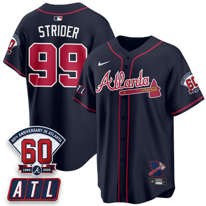 ATL 2026 60th Anniversary Vapor City Connect Limited Jersey - All Stitched