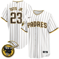 White Pinstripe