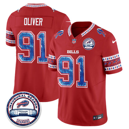 BUF Xmas Edition Vapor Jersey - Stitched