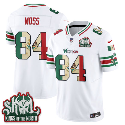 Minnesota Vikings Mexico Edition Vapor Jersey - Stitched