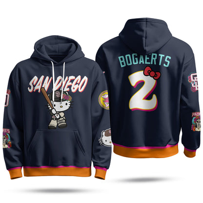 SD x Meow KT Fleece Hoodie - Printed