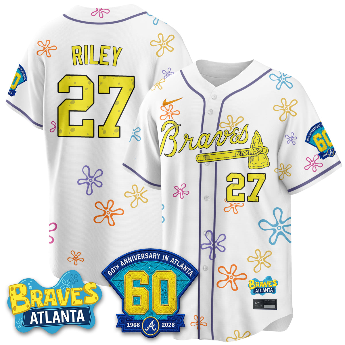 Atlanta Braves x SBSP Limited Vapor Jersey- Stitched