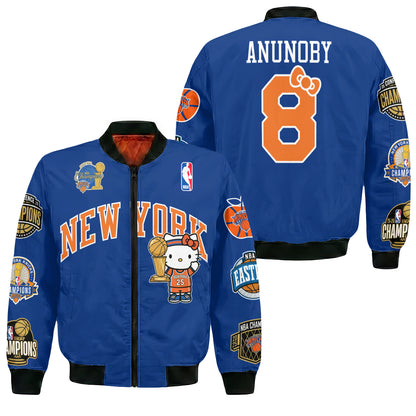 NYK 2026 NBA Finals Champions Limited Edition Bomber Jacket V3- Printed