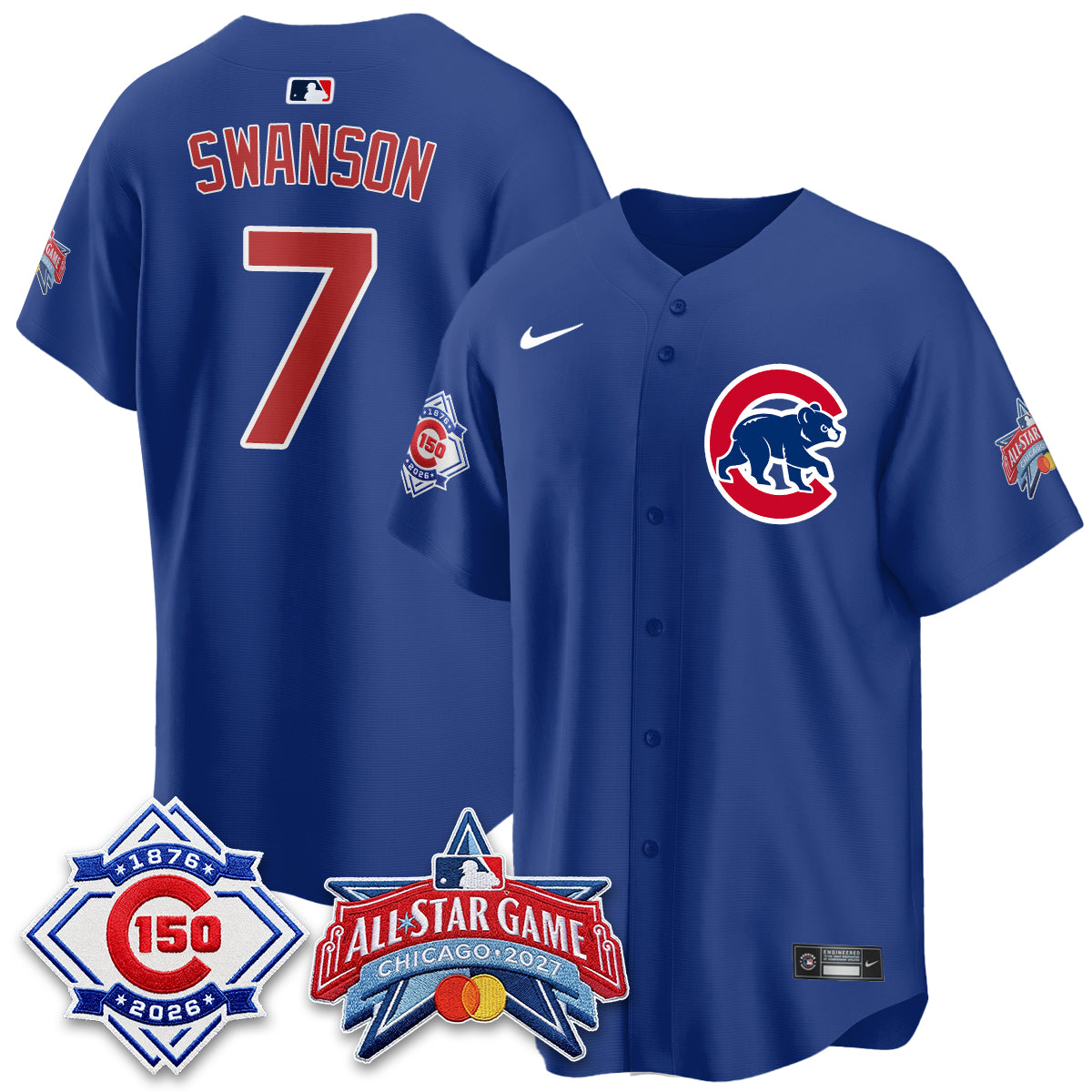 Chicago Cubs 2027 All Star Game Vapor Limited Jersey - Stitched