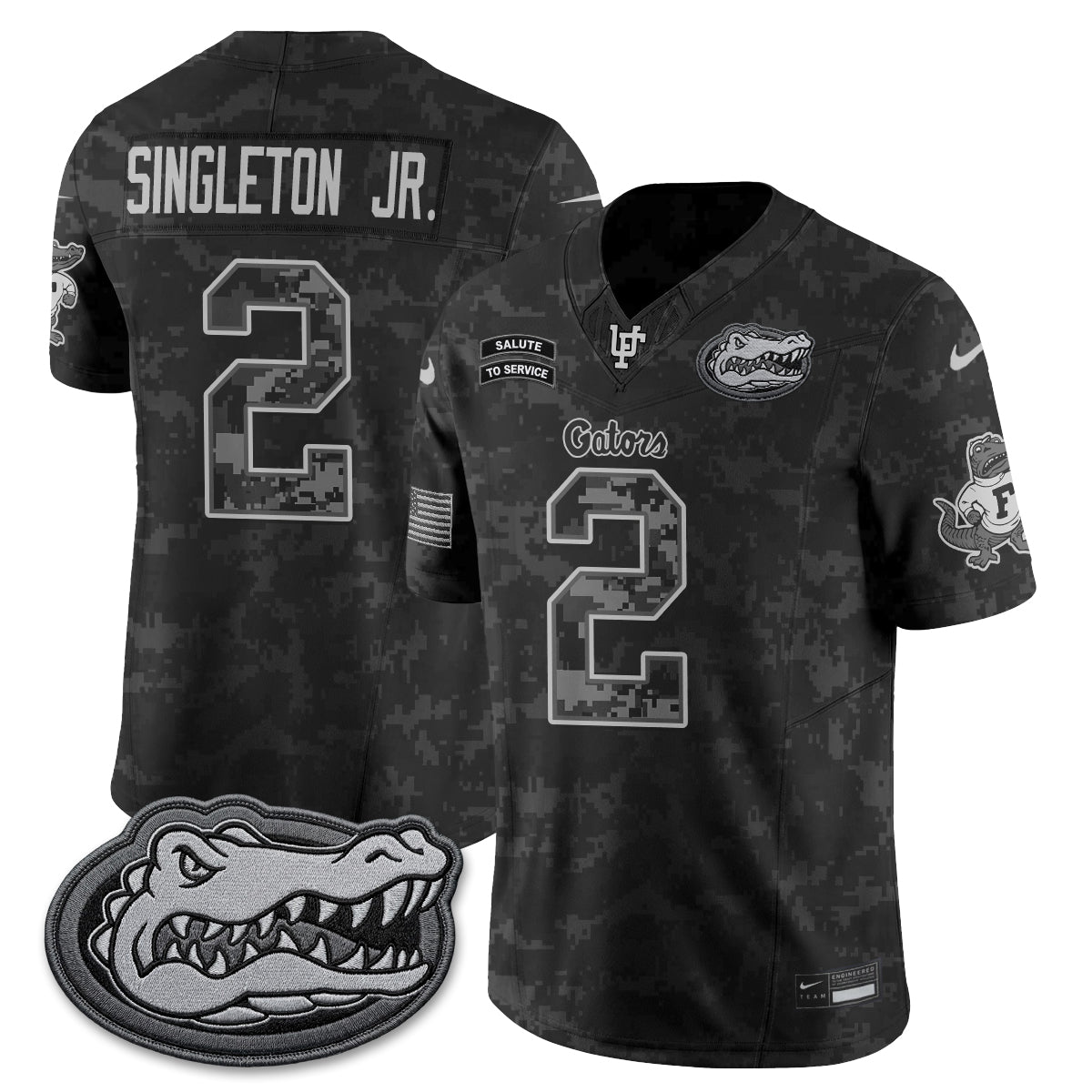 UF 2026 Salute to Service Vapor Jersey - Stitched