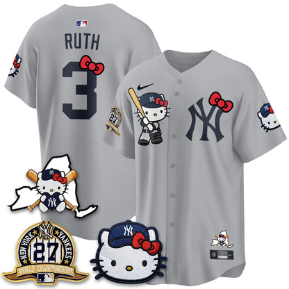 NYY Meow KT 2026 Vapor Limited Jersey - All Stitched