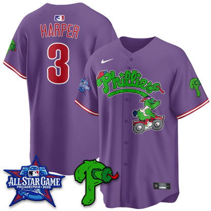 Philadelphia Phillies Phanatic Vapor Limited Jersey V2- Stitched