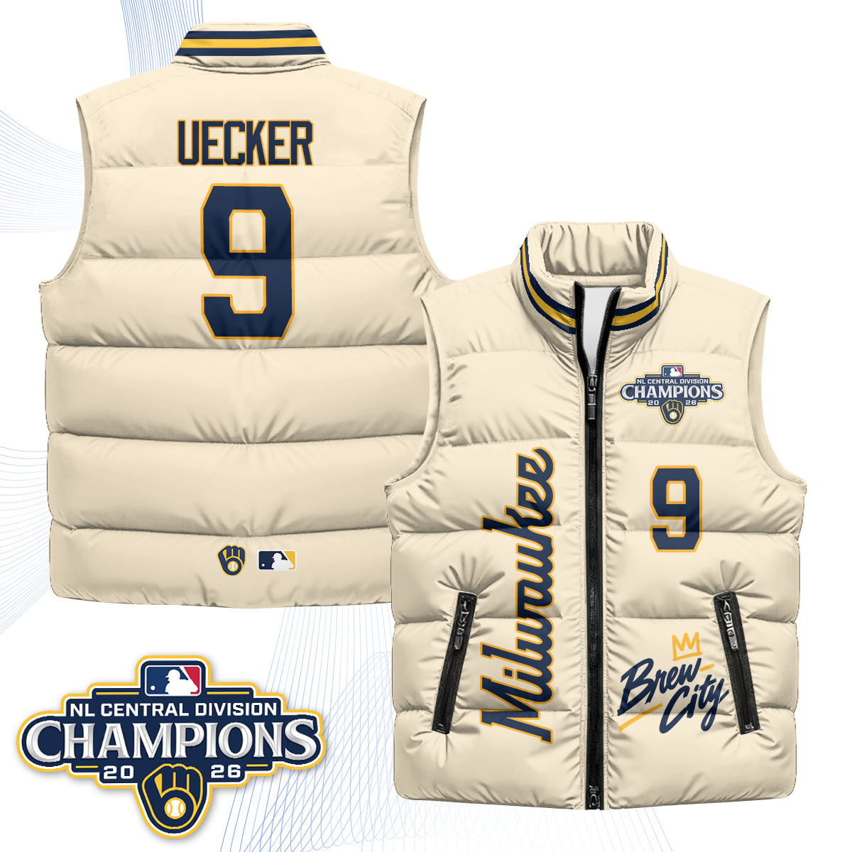 MIL "Brew City" Puffer Vest V2 - Printed