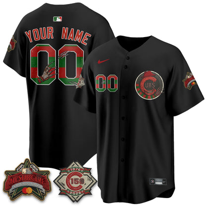 CHC A Nightmare on Wrigley Field Edition Vapor Custom Jersey - Stitched