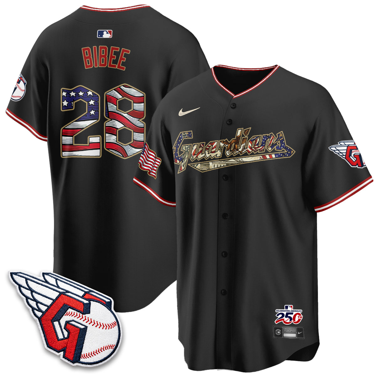 CLE 2026 Independence Day USA Vapor Jersey - Stitched
