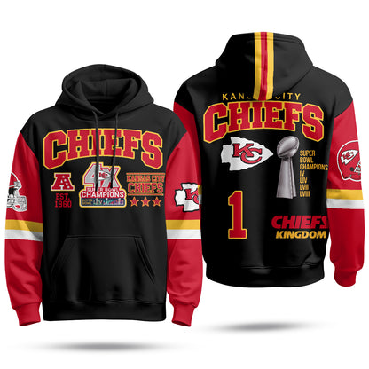 KC 4X Champs Gold Edition Fleece Hoodie - Printed