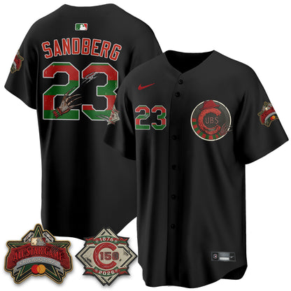 CHC A Nightmare on Wrigley Field Edition Vapor Jersey - Stitched