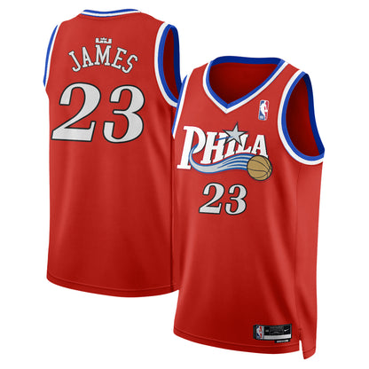 Philadelphia 76ers LeBron James #23 Vapor Jersey - Stitched