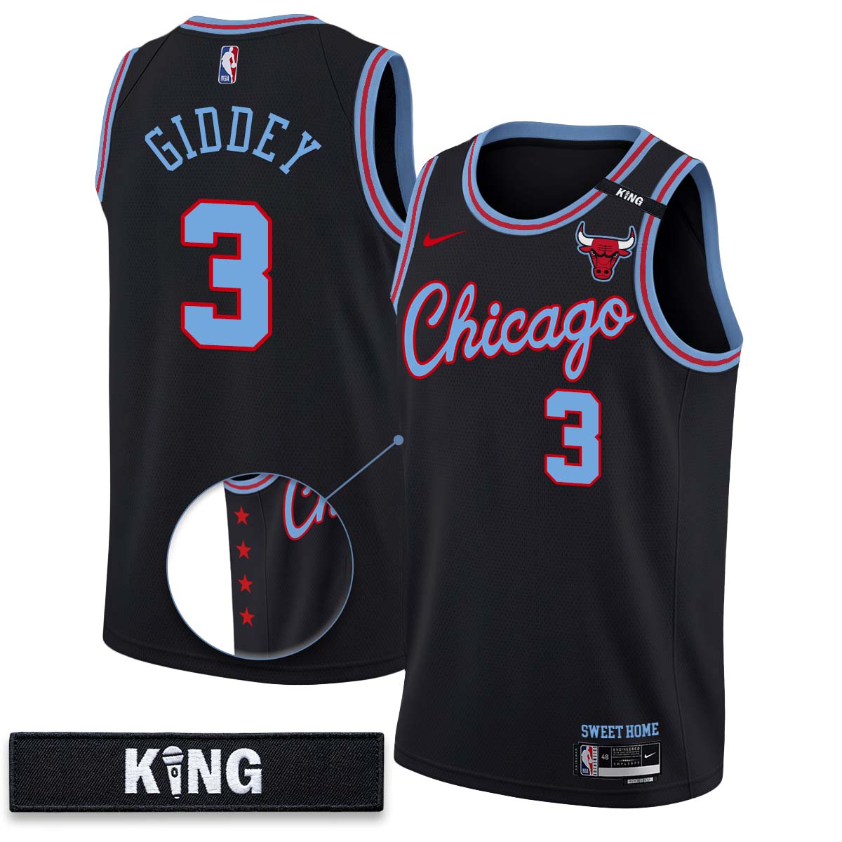 Chicago Bulls 10 Years Anniversary Vapor Jersey - Stitched