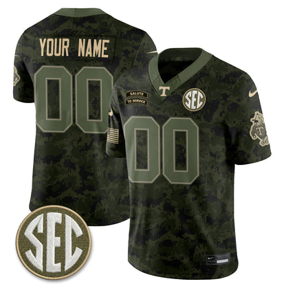 TENN 2026 Salute to Service Vapor Custom Jersey - Stitched