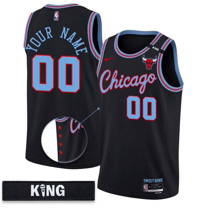 Chicago Bulls 10 Years Anniversary Custom Vapor Jersey - Stitched