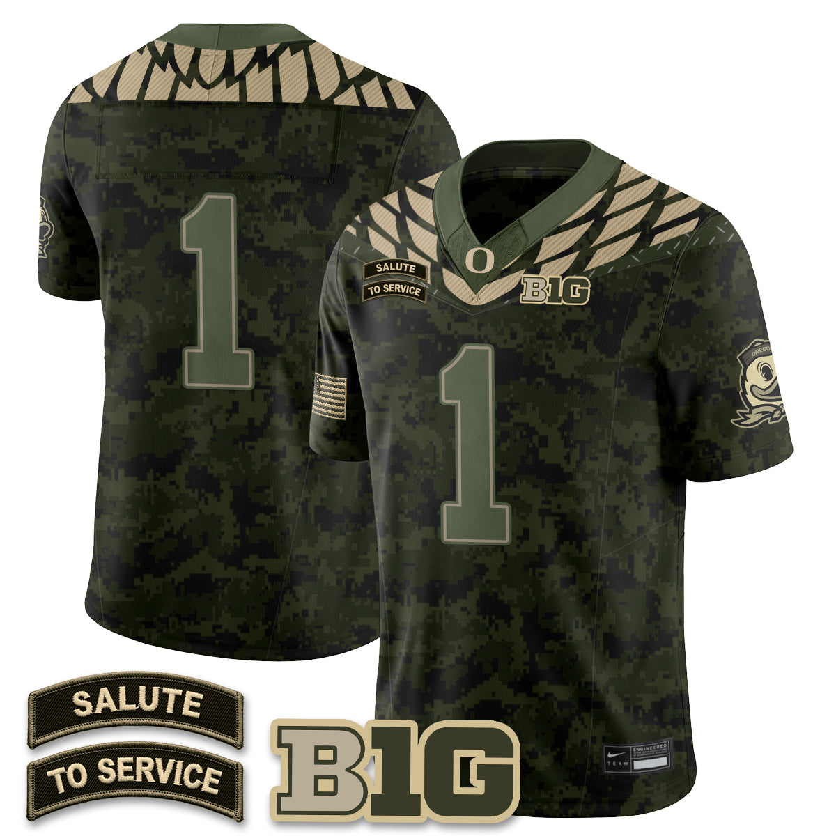 ORE 2026 Salute to Service Vapor Jersey - Stitched
