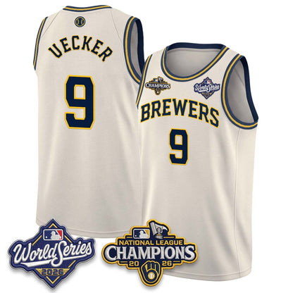 MIL 2026 NL Champions Basketball Jersey - Stitched