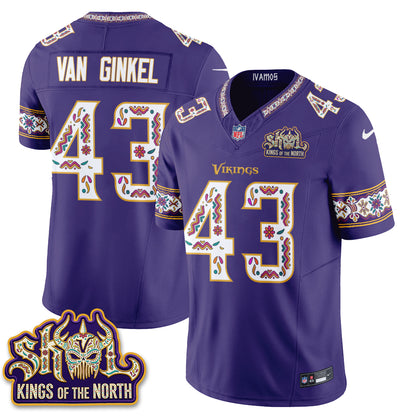 Minnesota Vikings  Latino Heritage Month Vapor Jersey - Stitched