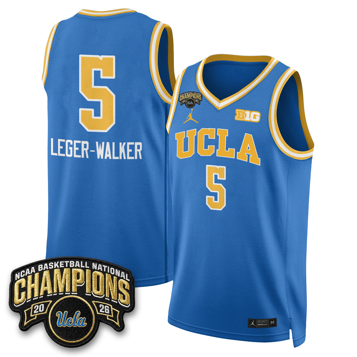 UCLA Women's Basketball Champion 2026 Limited Jersey -  All Stitched