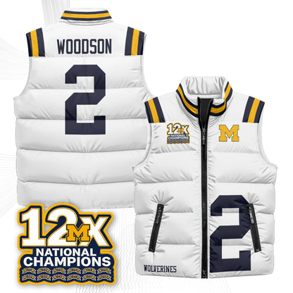MICH 12X Champs Puffer Vest - Printed