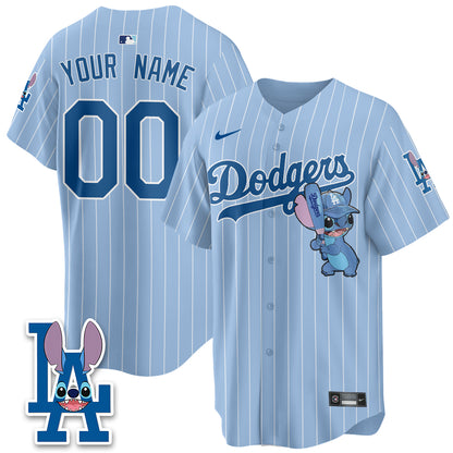 Los Angeles Dodgers x Blue Alien Edition Vapor Custom Jersey - Stitched
