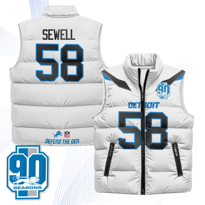 DET Xmas 2026 Rivalries Puffer Vest - Printed