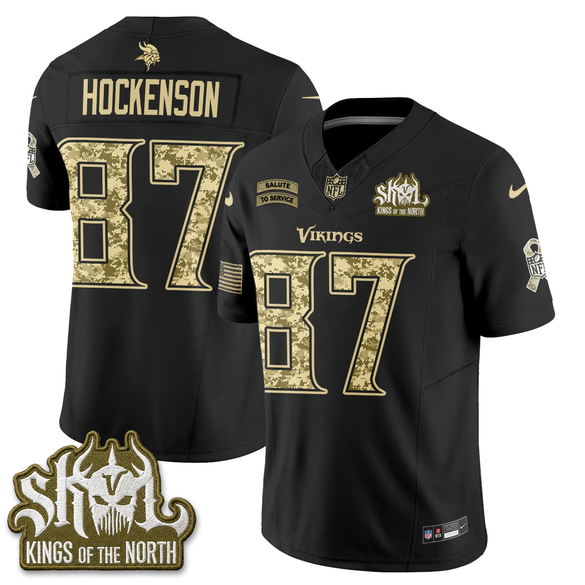 MIN 2026 Salute to Service V2 Vapor Jersey - Stitched