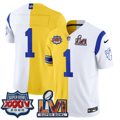 Los Angeles Rams Split Vapor Jersey - Stitched