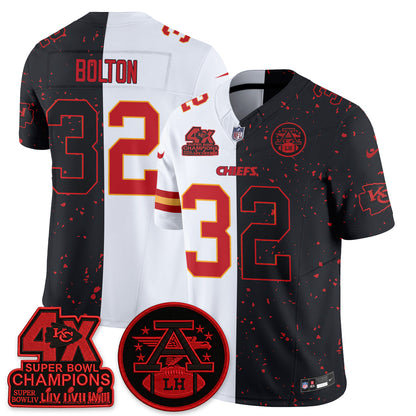 Kansas City Chiefs Split Edition Vapor Jersey - Stitched
