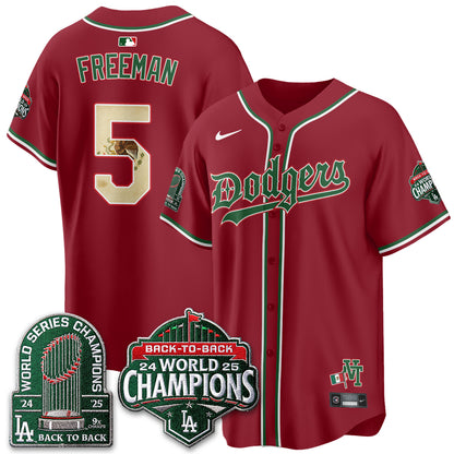 Los Angeles Dodgers x Mexico Style Vapor Jersey - Stitched