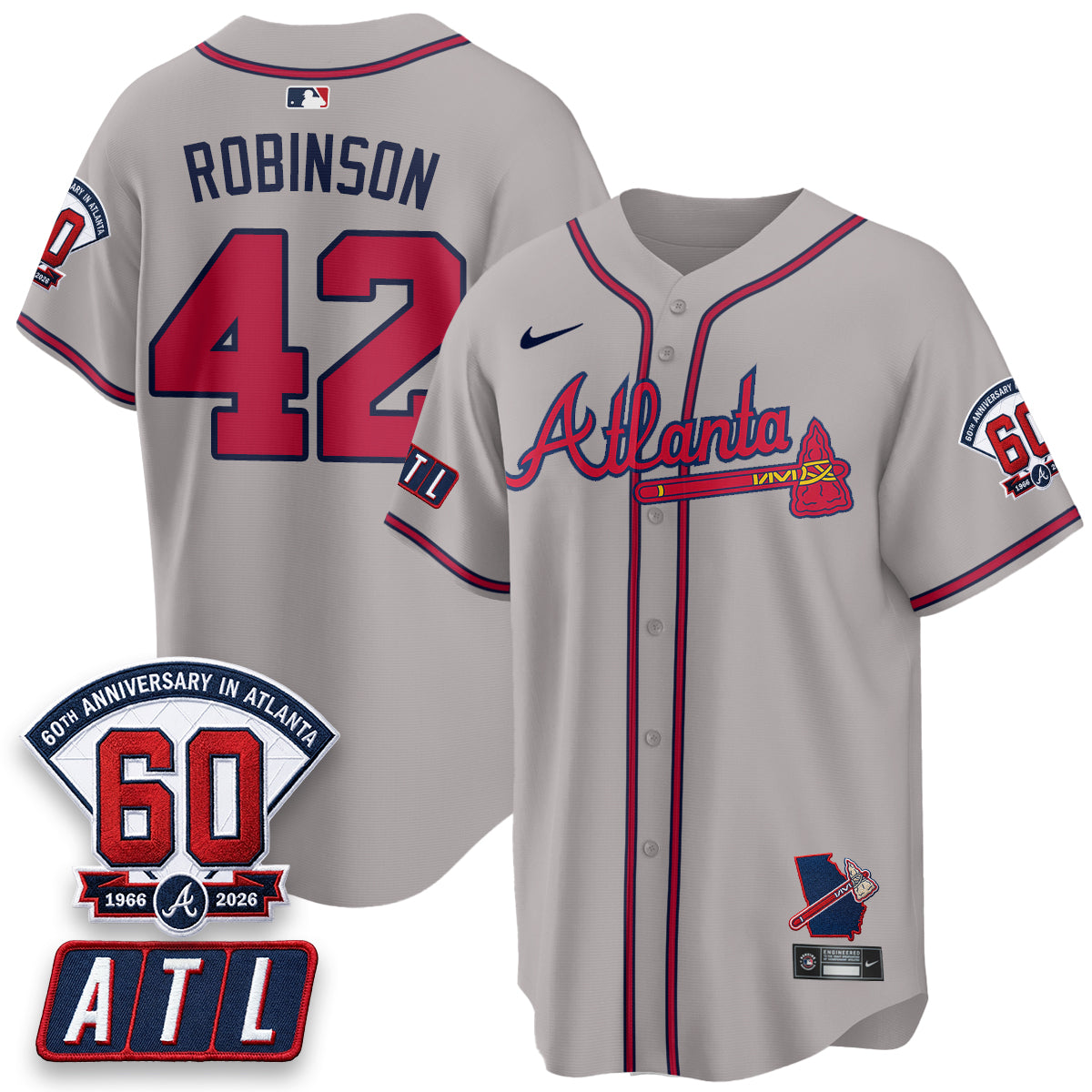 ATL 2026 60th Anniversary Vapor City Connect Limited Jersey - All Stitched
