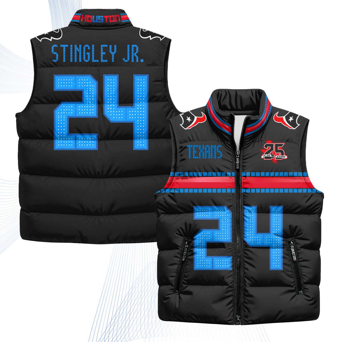 HOU 2026 Rivalries Puffer Vest - Printed