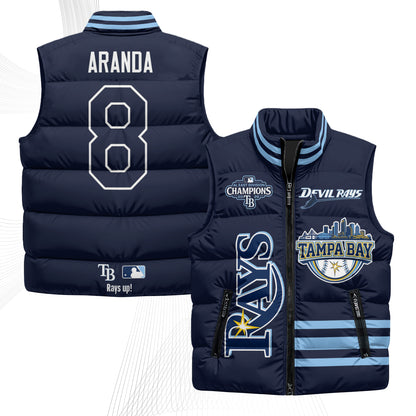 TB "Devil Rays" Puffer Vest - Printed