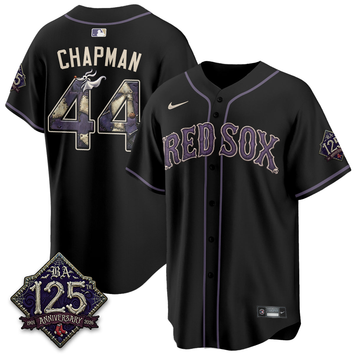 Boston Red Sox Nightmare Vapor Limited Jersey - Stitched