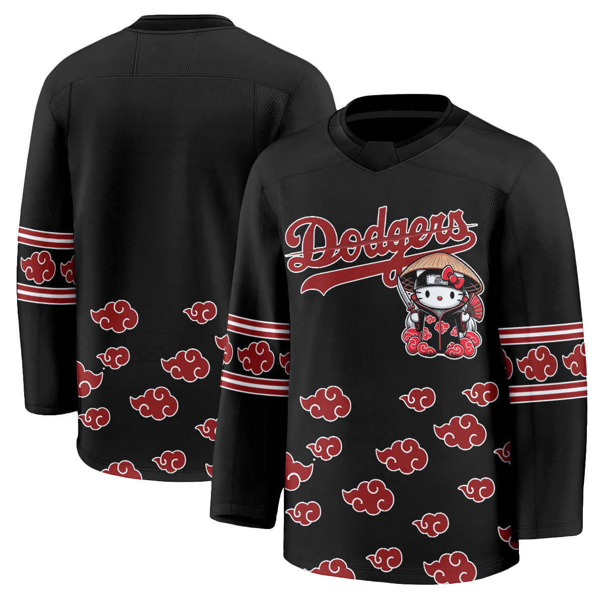 Los Angeles Dodgers Akatsuki Edition Vapor Hockey Jersey - Stitched