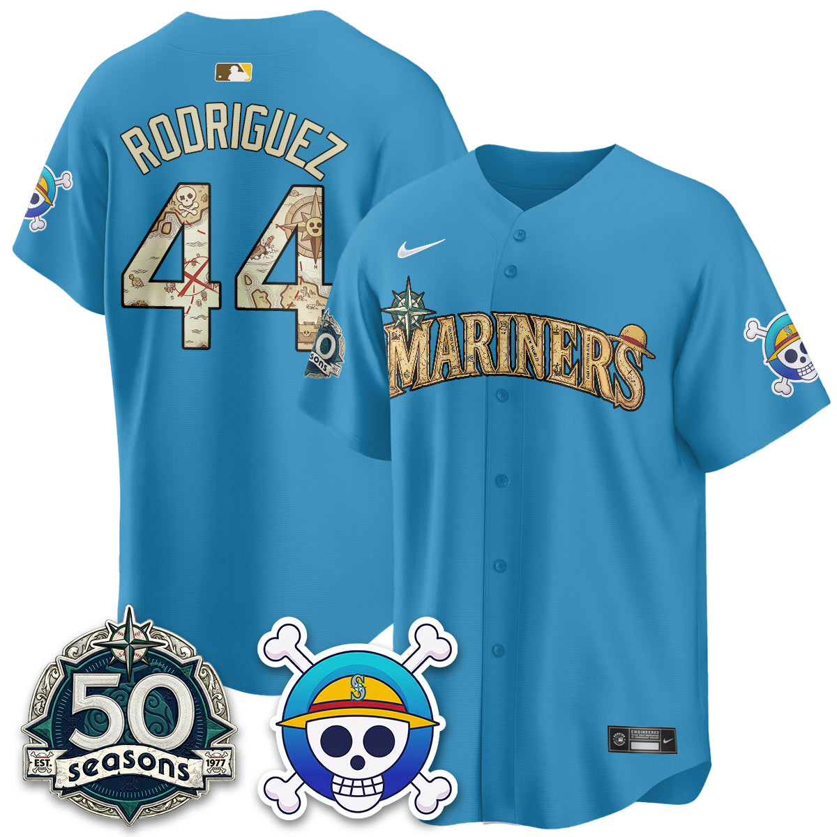 Seattle Mariners OP Japanese Cartoon Vapor Limited Jersey - Printed