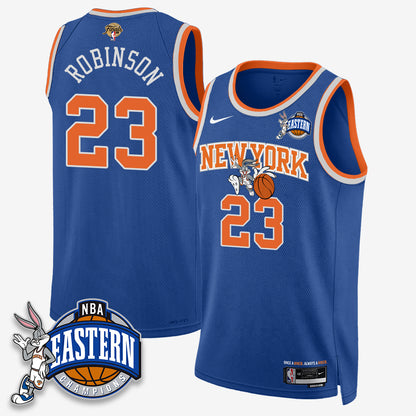 New York Knicks 2026 NBA Finals x Bunny Vapor Jersey - Stitched