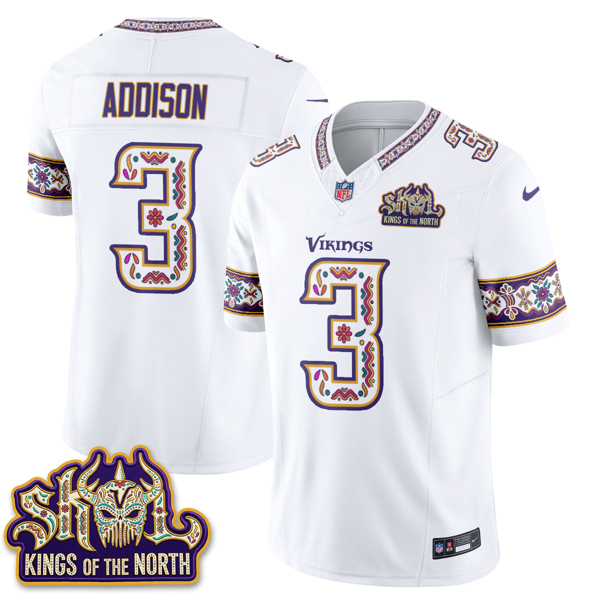 Minnesota Vikings  Latino Heritage Month Vapor Jersey - Stitched