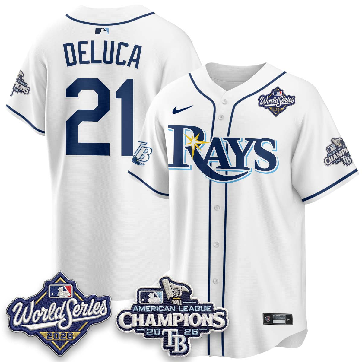TBR WS26 &  2026 AL Champions Limited Gray Jersey - Stitched N2