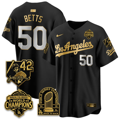 LAD 2026 New Era Gold Collection Vapor Limited Jersey - B2B Champs - All Stitched