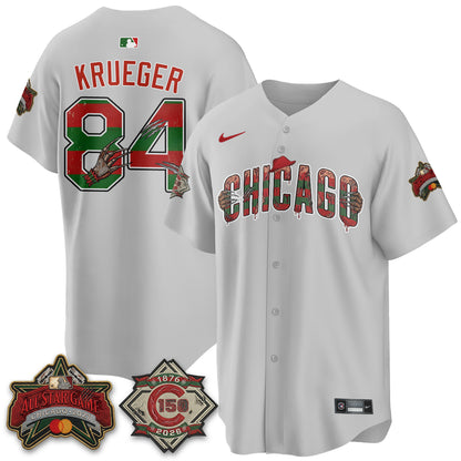 CHC A Nightmare on Wrigley Field Edition Vapor Jersey - Stitched
