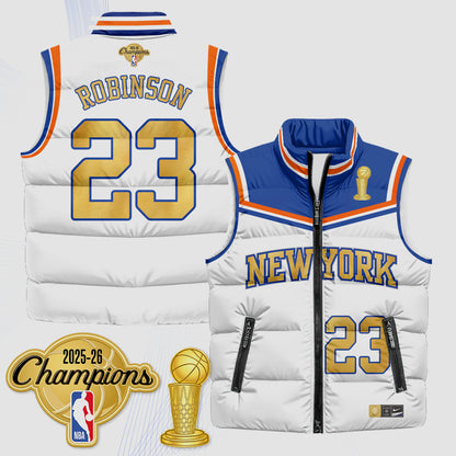 NYK Champions Night Puffer Vest - Printed