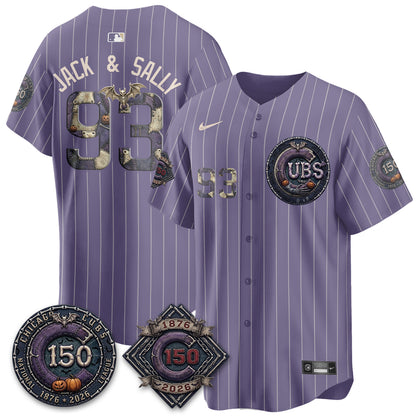 Chicago Cubs Nightmare Edition Vapor Limited Jersey - Printed