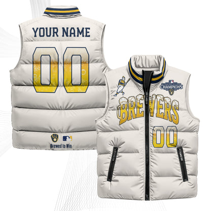 MIL 2026 NL Division Champs Custom Puffer Vest - Printed
