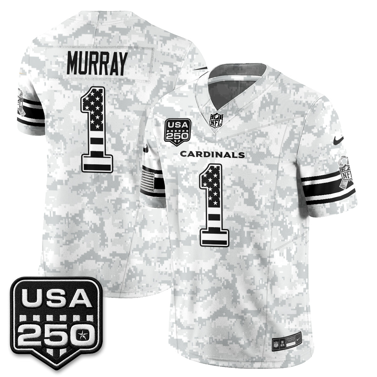 ARI 2026 Salute to Service Vapor Jersey - Stitched