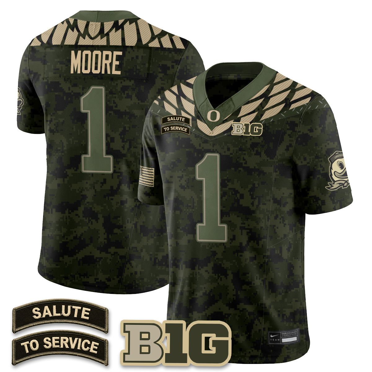 ORE 2026 Salute to Service Vapor Jersey - Stitched