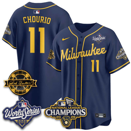 MIL 2026 NL Champions - Uecker Patch Navy Limited Edition - Stitched N1