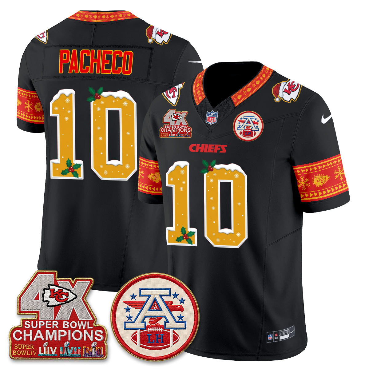 KC Xmas Edition Vapor Jersey - Stitched