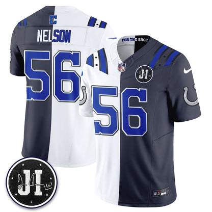 Indianapolis Colts 2026 Rivalries Split Vapor Jersey - Stitched